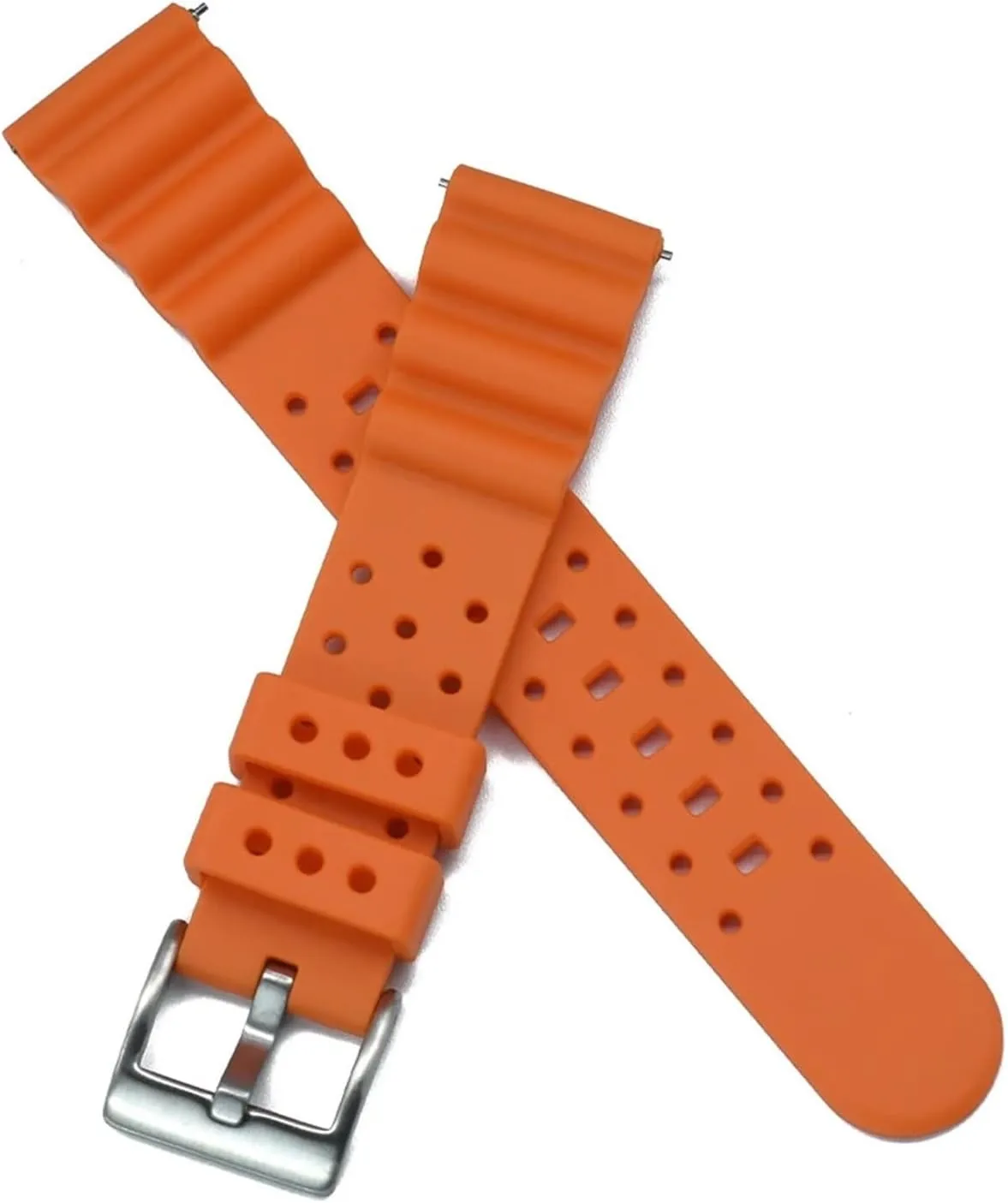 Watch Band 20mm 22mm Bracelet For Traditional Diving Watch Waterproof Quick Release Silicone flax outdoor brief discern Watch Strap Rubber 