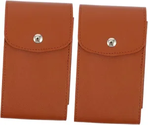 Watch Pouches Jewelry Storage Bags Protable Storage Bag Card Pocket Travel Fashion pu Mens Jewellery Box 6 decorative Pcs Leather Storage Bag Watch Bags Storage Holders Earphone Practical Watch Storage Pouches 