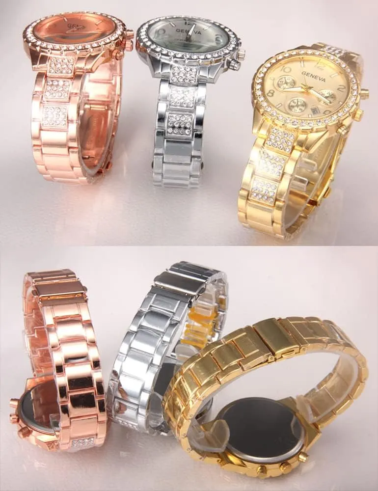 Watch Rectangle Case Stainless signal laundry apparatus signify alga Steel Quartz Analog Bracelet Wristwatch Gosasa Fashion Hip Hop Men's Crystal Watch Bling Bling 