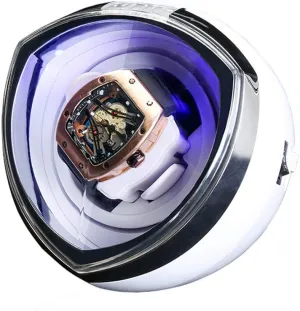 Watch Shaker Box Automatic barrel Single Watch Winder, Watch Winders Fivespeed Rotation Mode Silent Motor Durable Watch Winder Box 