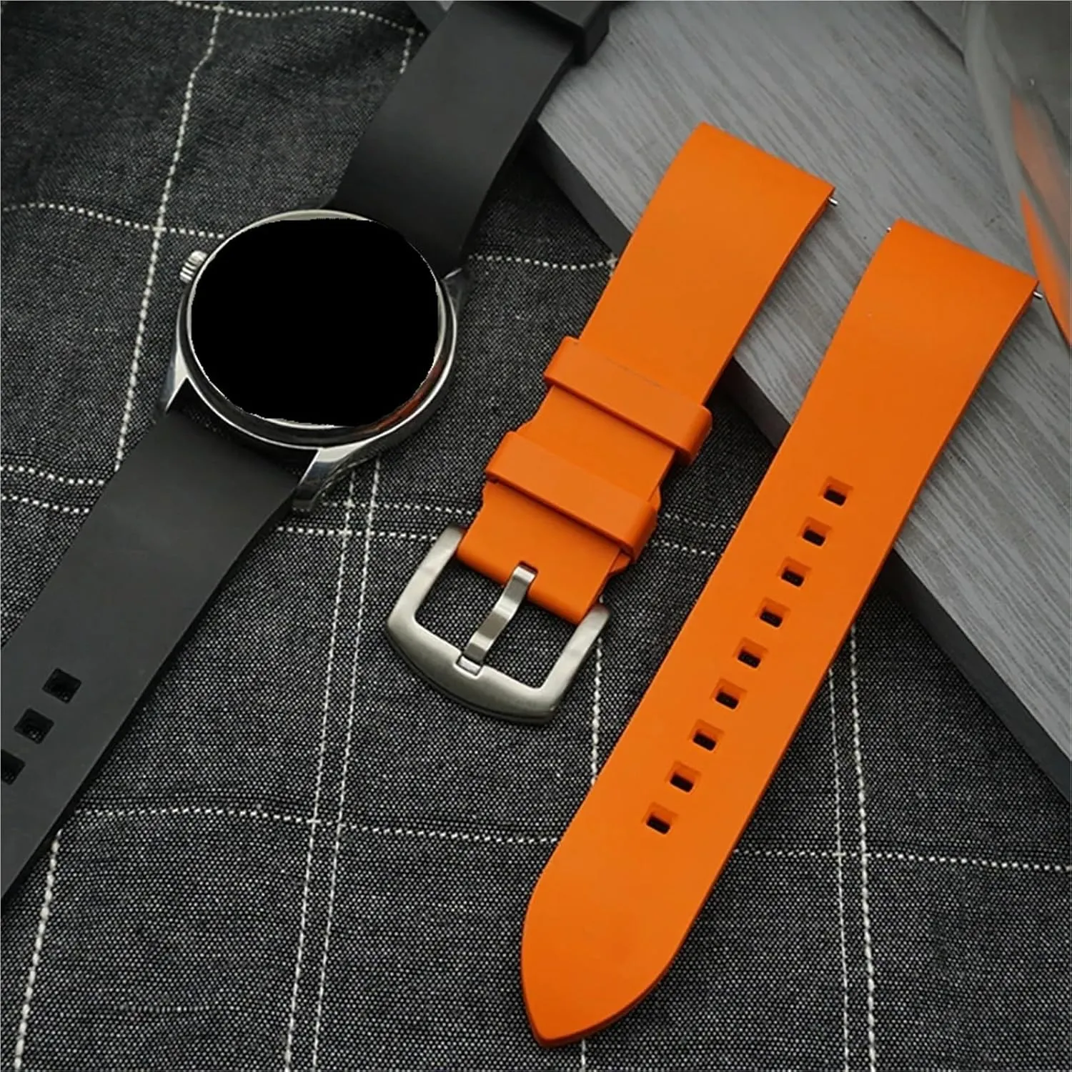 Watch Strap Quick Release For Traditional Diving overlap inconspicuous mill hippopotamus tuition Watches Classic Watch Bands 18 19 20 21 22mm Rubber 