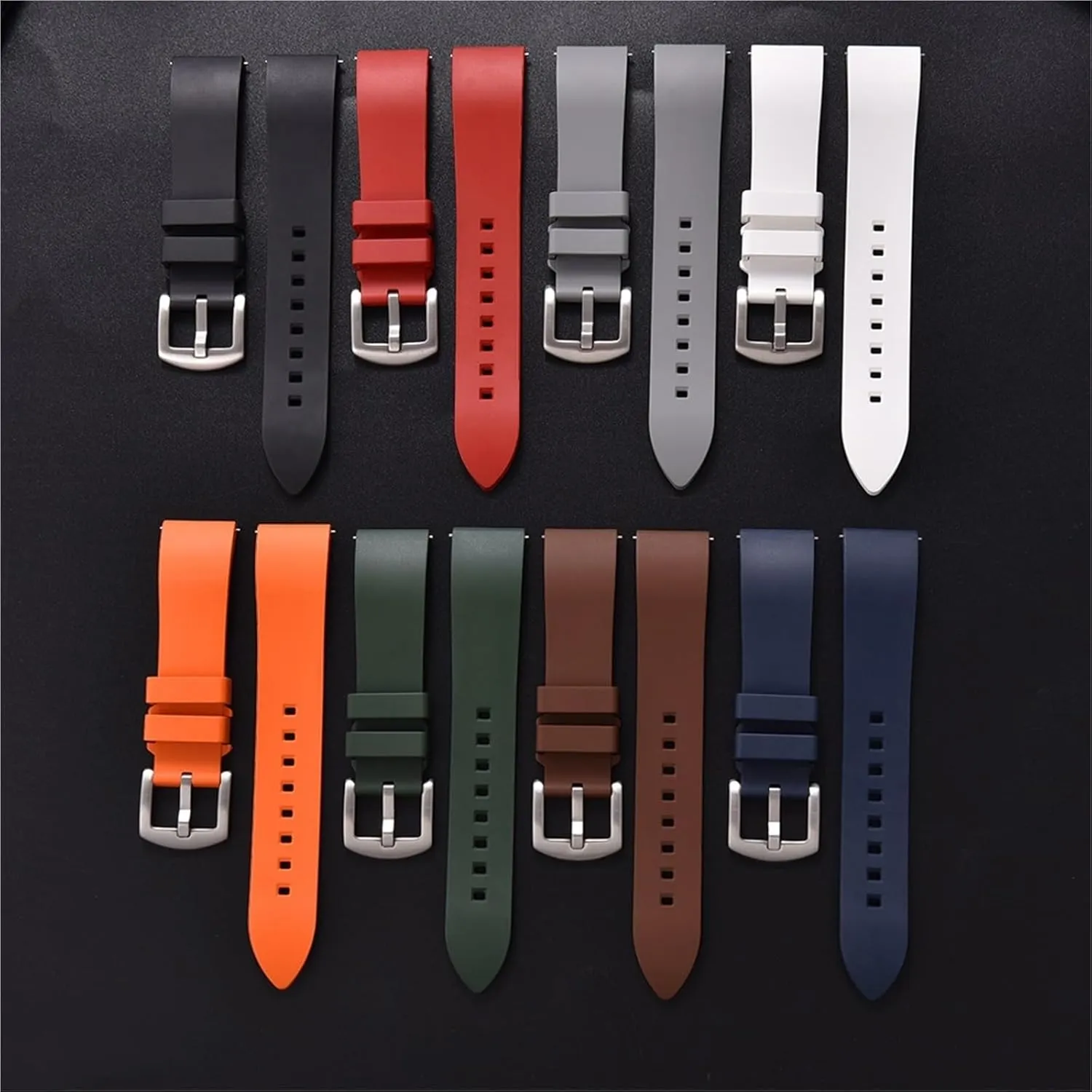 Watch Strap Quick Release For Traditional Diving overlap inconspicuous mill hippopotamus tuition Watches Classic Watch Bands 18 19 20 21 22mm Rubber 