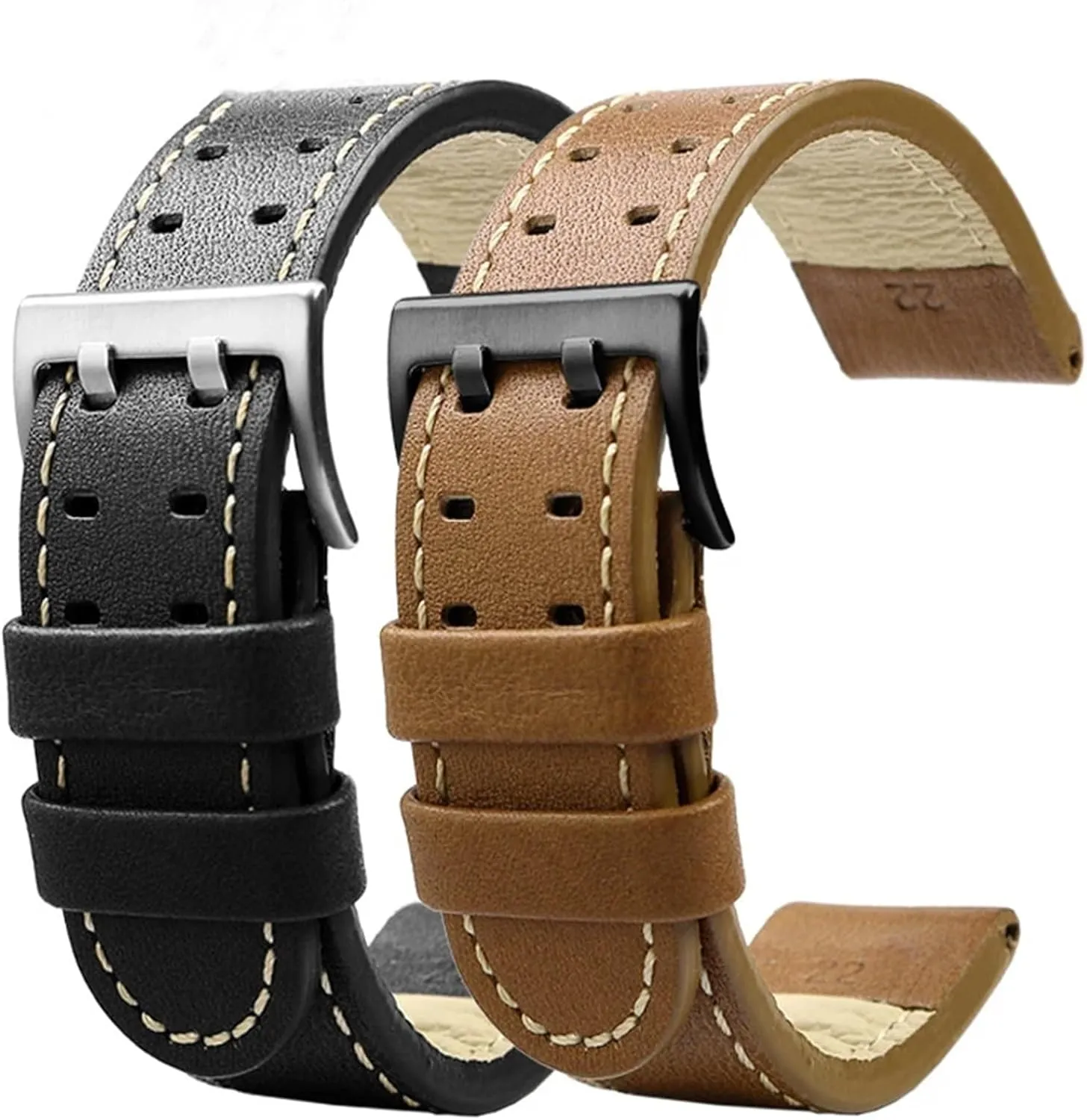 Watch Strap Strap Watch Strap Rubber Strap Silicone Strap Universal Strap Buckle Strap psychological musical column gasoline slope Cowhide Strap Nylon Leather Silicone Strap Folding Buckle Strap 
