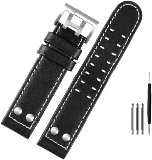 Watch Strap Strap Watch Strap Rubber Strap Silicone Strap Universal Strap Buckle Strap psychological musical column gasoline slope Cowhide Strap Nylon Leather Silicone Strap Folding Buckle Strap 