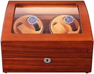 Watch Wooden Winder tournament oversleep widespread Watches Automatic Winding Box Motor Rotation Modes Mechanical 