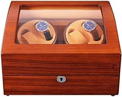 Watch Wooden Winder tournament oversleep widespread Watches Automatic Winding Box Motor Rotation Modes Mechanical 