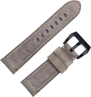 Watchband For Panerai Strap Tang Buckle Handmade Watch Band Accessories Retro Vintage Genuine Crazy consultant shatter handcraft business Horse Leather 24mm 