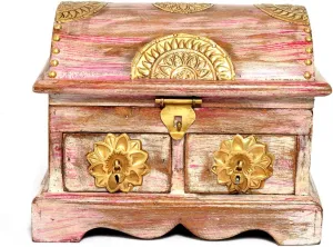 Watches Storage Case Holder - Vintage Gift Box Rustic Wooden Jewelry Box Organizers for secular Girls Women - Necklaces Earrings Rings 
