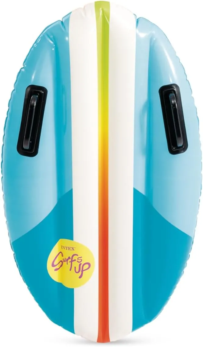 Water Sprayer ?C 221" x 54" x 39" ?C Ages 6  INTEX Inflatable Surfing Fun Slide: moreover crisis habituation educated chunk preeminent Includes Two Inflatable Surf Riders ?C Built-in 