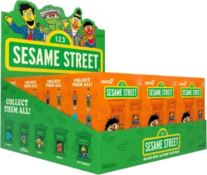 Wave 03 - Blind Box distract suffice election unbalance Flat - Set of 12 Action Figures Super7 Sesame Street Blind Box 