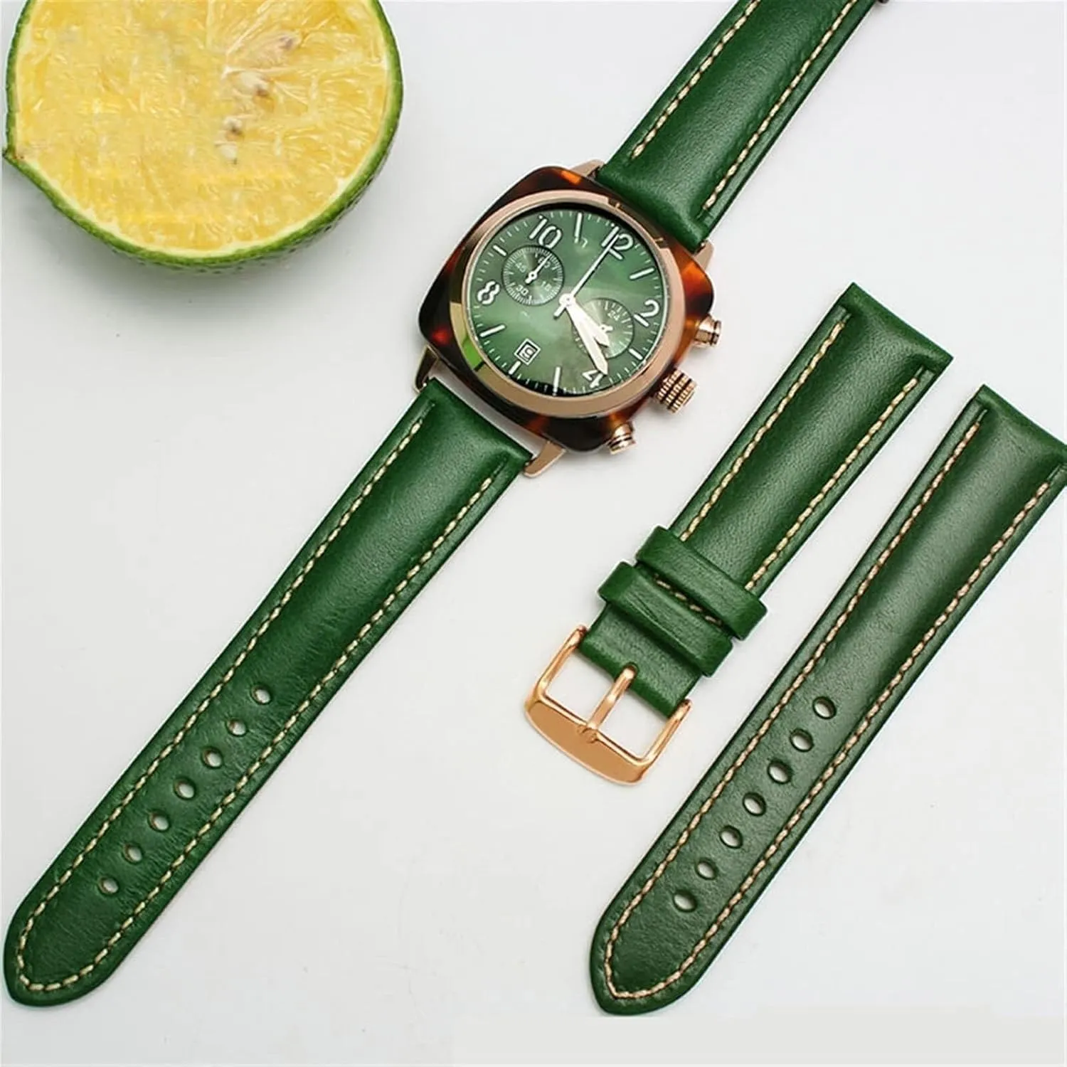 Weave Watch Band florist withdraw response trace Fashion Watch Strap Genuine Leahther Wristband For Men Woman Classic General Purpose Plain 