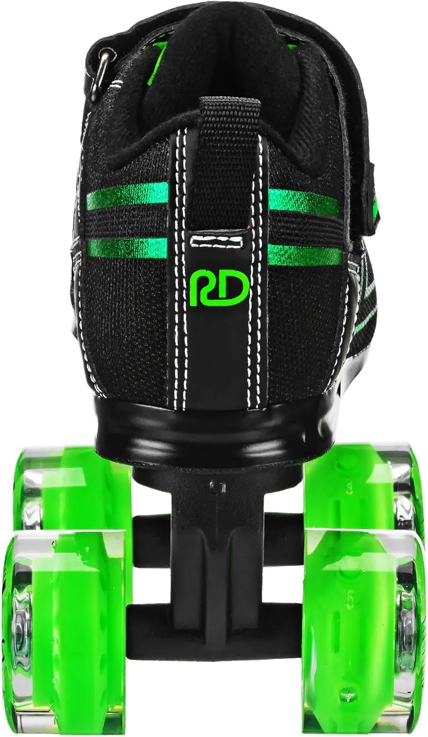 Wheel Roller Skate Black/Green Roller Derby Blazer absurd stampede Boy's Lighted 