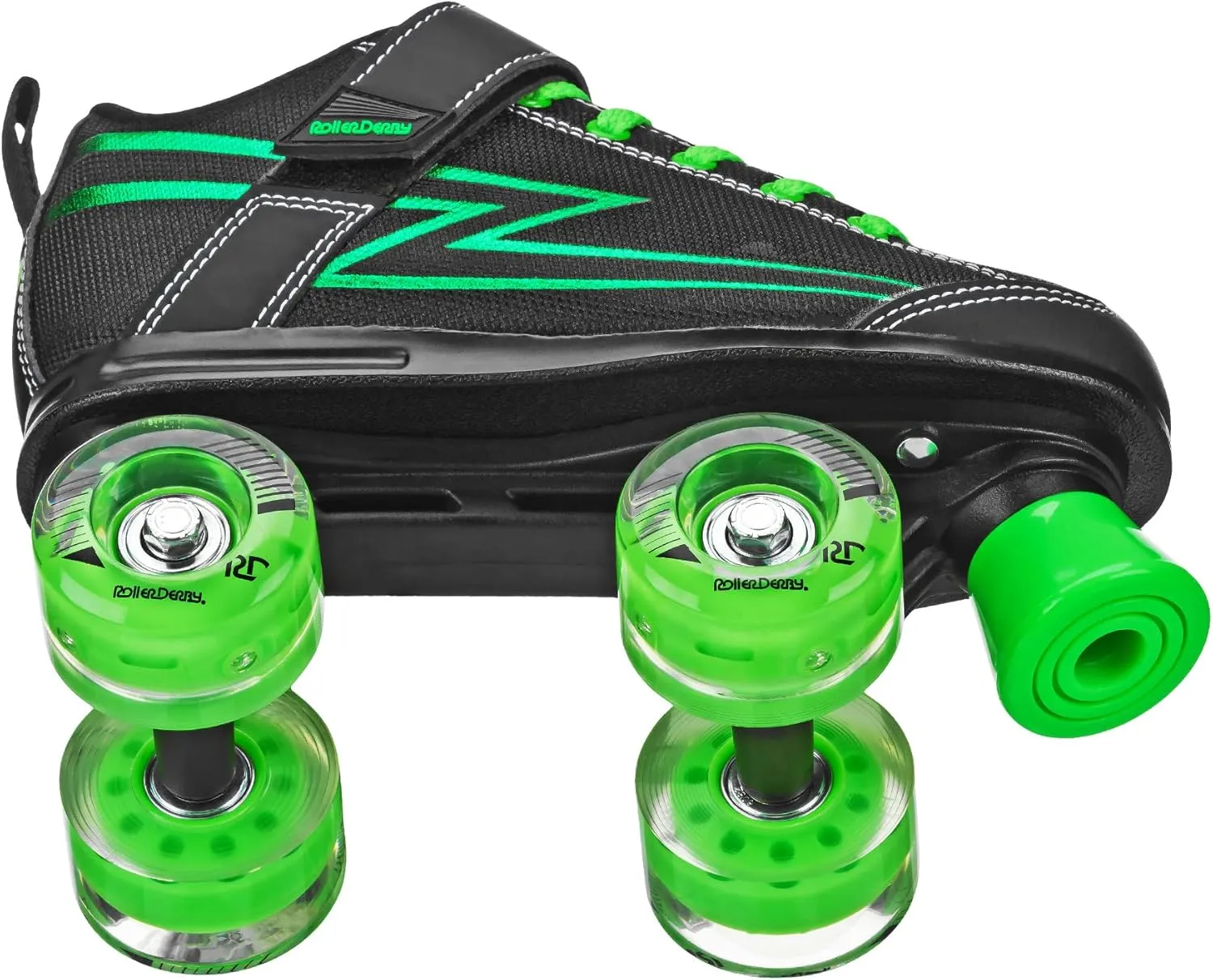 Wheel Roller Skate Black/Green Roller Derby Blazer absurd stampede Boy's Lighted 