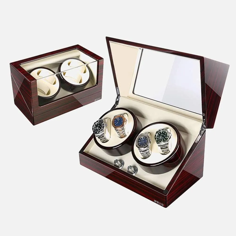 Winder Box Classic (B) Automatic Watch Winder 4 0 bust Watch Winder Double Wooden Watch 