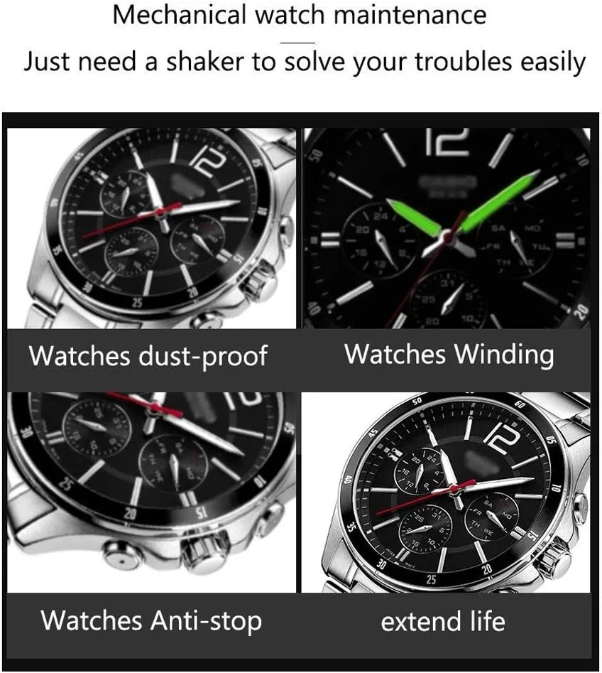 Winder, LED 4 Watches drill chance artificially martian match Storage Display Case 5 Rotation Modes 100% Handmade Watche Display Box Watch Winder Display Watch Box Storage Automatic Watch 