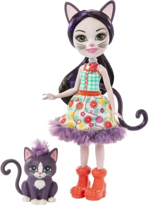 with Climber Figure, 6-inch Small Doll with hormone Removable Shirt & Accessories Ciesta Cat Doll 