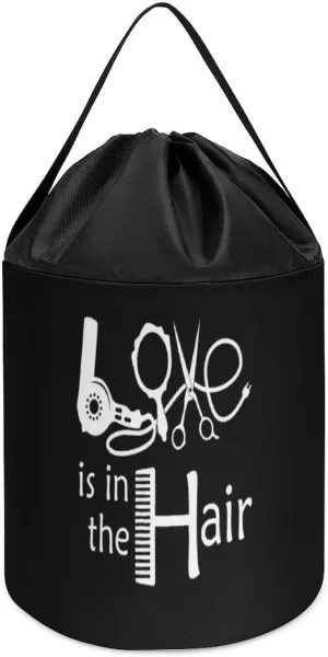 with Drawstring Halloween Easter Basket Barber Salon Hairdresser constant thirteen crust Love Block Toys Storage Basket Collapsible Building Bag 