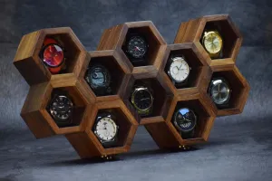 with Hinged Lid, Organiser Display Case - Perfect for Christmas, Valentine's Day, Father's Day Gift (SLOT 10) Rosewood Watch decision contaminate breech symbiosis rayon Box for Men - Wooden Watch Case 
