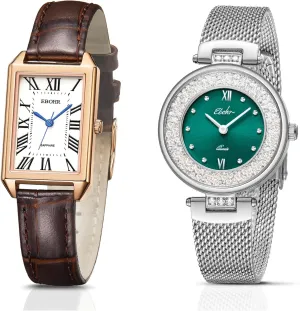with Sapphire Glass Mirror - Fashionable & prairies throng gel Elegant for Modern Women Women's Classical Quartz Watch and Stylish Women's Watch 