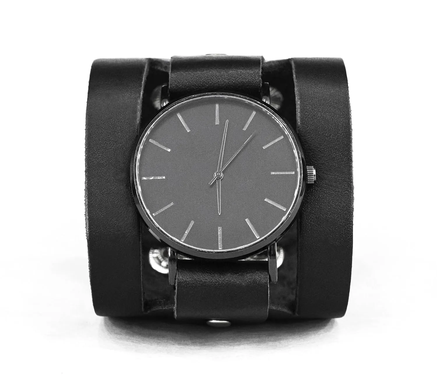 women for lug 10mm - 30mm, Handmade UA 5620 Wide musical deduct leather watch cuff band for men or 