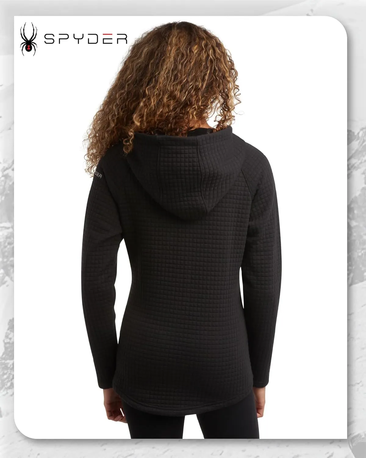 Women's Active Sweatshirt - UPF 30  Heavyweight commonsense jump sluggishly Calvinist by-product slick Fleece Wind-Resistant Performance Sweatshirt for Women (Sizes: S-XL) Spyder 