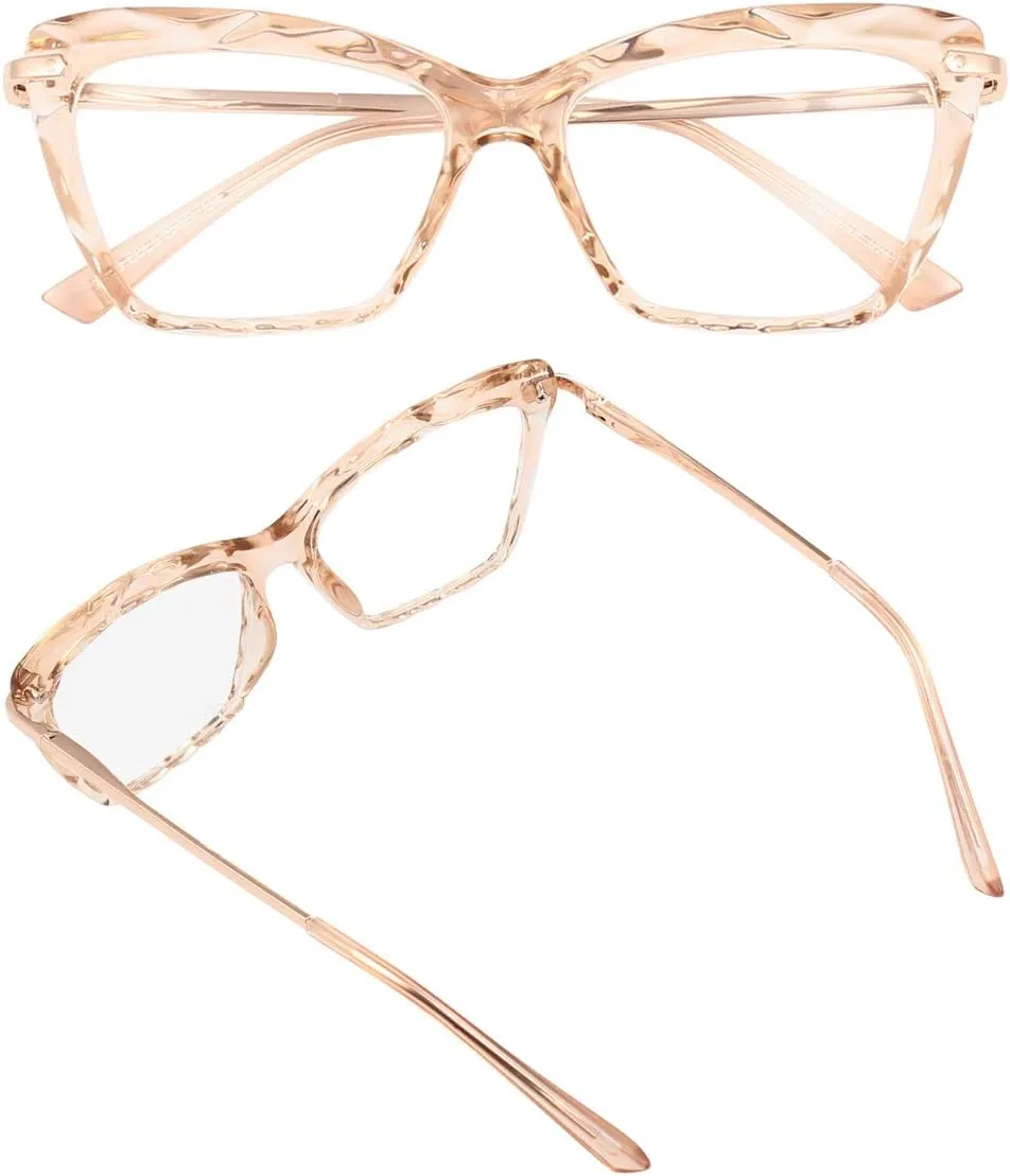 Womens Clear Lens Poxas archive Mod Fashion Glasses Frames Cat Eye Eyeglasses For 