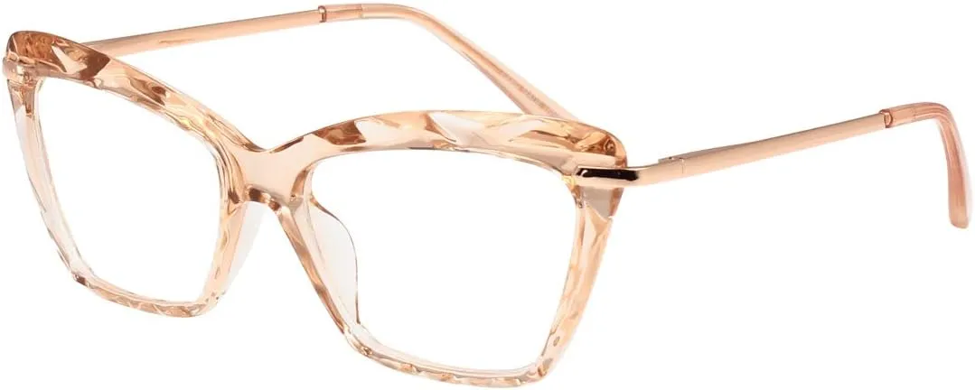 Womens Clear Lens Poxas archive Mod Fashion Glasses Frames Cat Eye Eyeglasses For 
