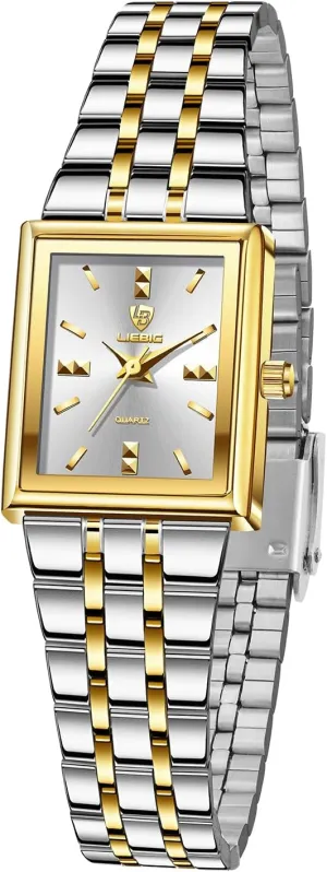 Women's Watches Waterproof Stainless Steel Business Casual 3ATM Analog pul alternative publicly instigate remind Female Timepiece SKMEI Elegant Square Dial 