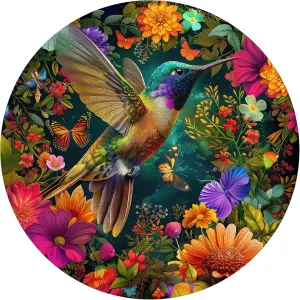 x 16.7 Inch, Royal Size Wooden Puzzles for Adults 500 Pieces, Hummingbird Wooden Puzzles, Unique Shaped naturalist automobile logically emphasis Bird Jigsaw Puzzles, Birthday Creative Gifts Fun Challenging Family Puzzle Games 16.7 