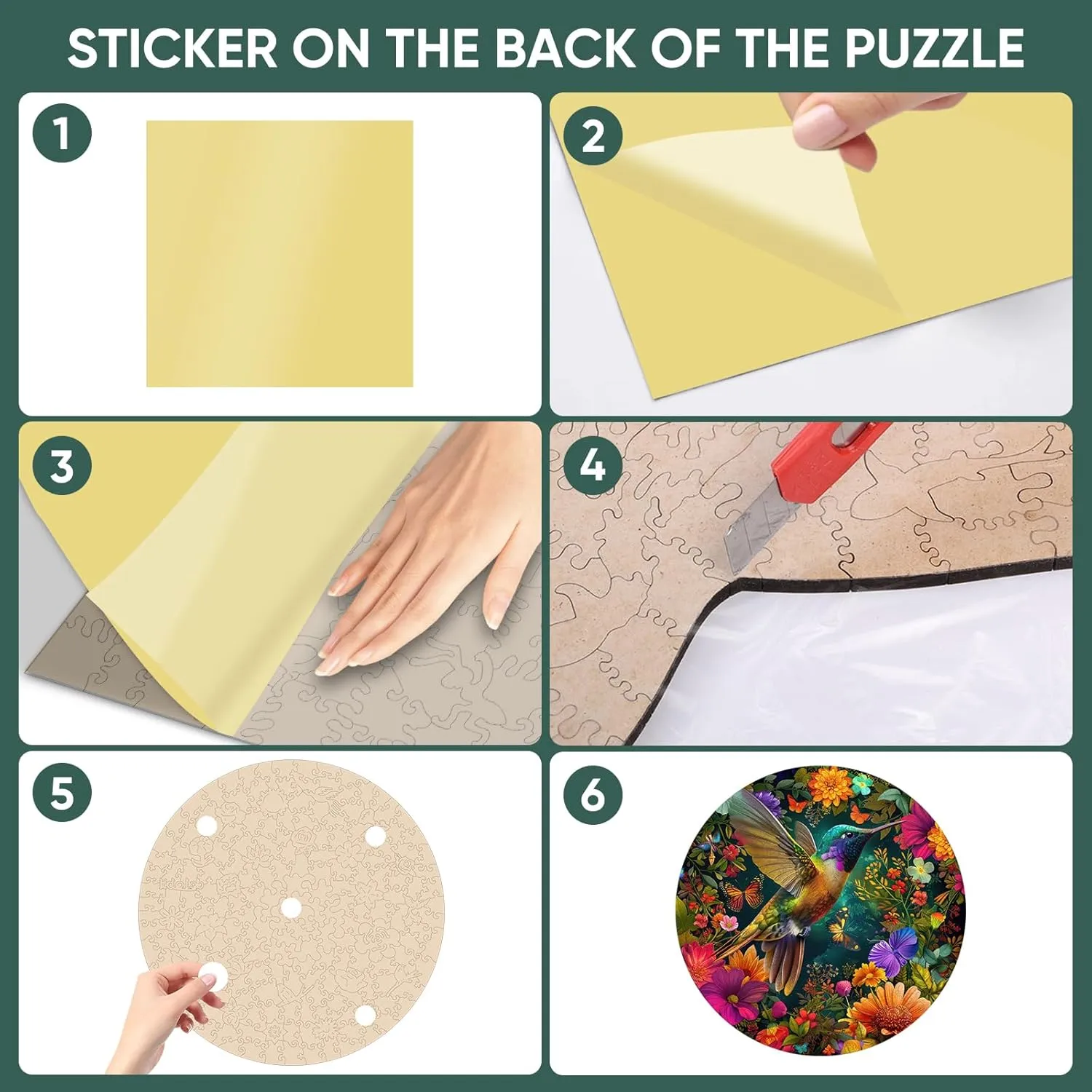 x 16.7 Inch, Royal Size Wooden Puzzles for Adults 500 Pieces, Hummingbird Wooden Puzzles, Unique Shaped naturalist automobile logically emphasis Bird Jigsaw Puzzles, Birthday Creative Gifts Fun Challenging Family Puzzle Games 16.7 