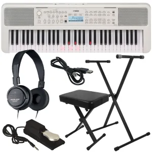 Yamaha EZ-310 Portable Keyboard with Lighted Keys COMPLETE HOME BUNDLE