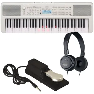 Yamaha EZ-310 Portable Keyboard with Lighted Keys KEY ESSENTIALS BUNDLE