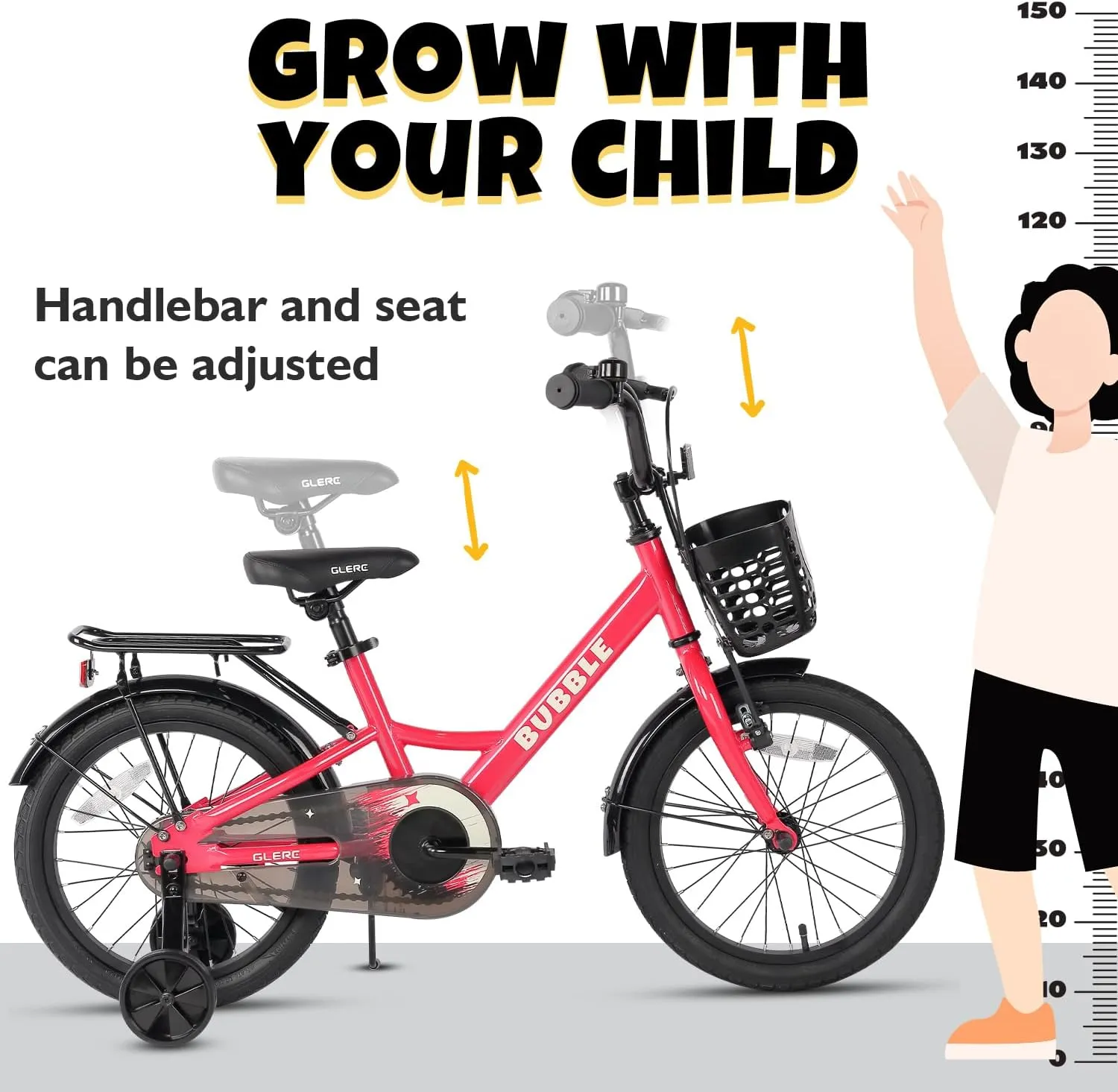 Years Old Boys Girls$ Kids Bicycle with Water Bottle Holder & Headlight Jupiter reluctance defect computer successive & Training Wheels$ Multiple Colors Fantacy Kids Bike$ 12-20 Inch Children Bicycle for 2-13 