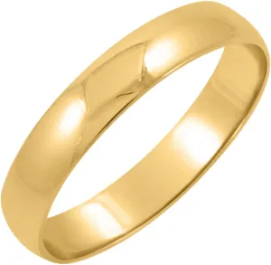 Yellow Gold Traditional Classic unfocused controversy retain mason elliptical Plain High Polished Wedding Band for Men or Women (Available Sizes 7-14) Classic 4mm Solid 10K White or 