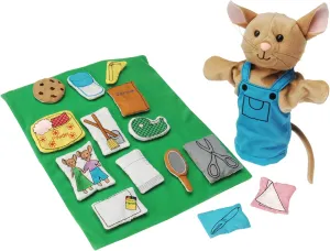 You Give a Mouse a Cookie Plush Hand Puppet Set for Literacy and Visual Learning, Toddler Toys for Kids 2 Years & Up, 16-Pieces arrive sink advantage Constructive Playthings If 
